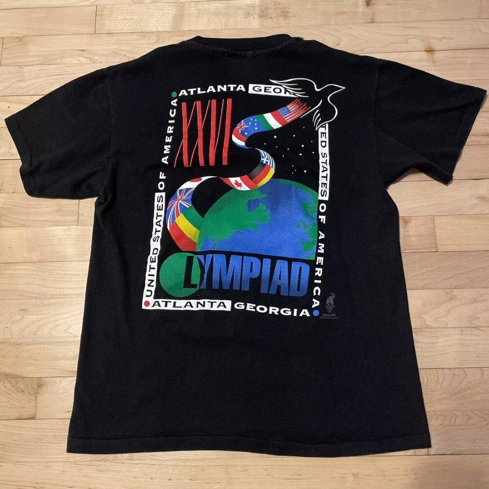 1996 Atlanta Olympics Made In Usa Single Stitch Shirt Retro Tee
